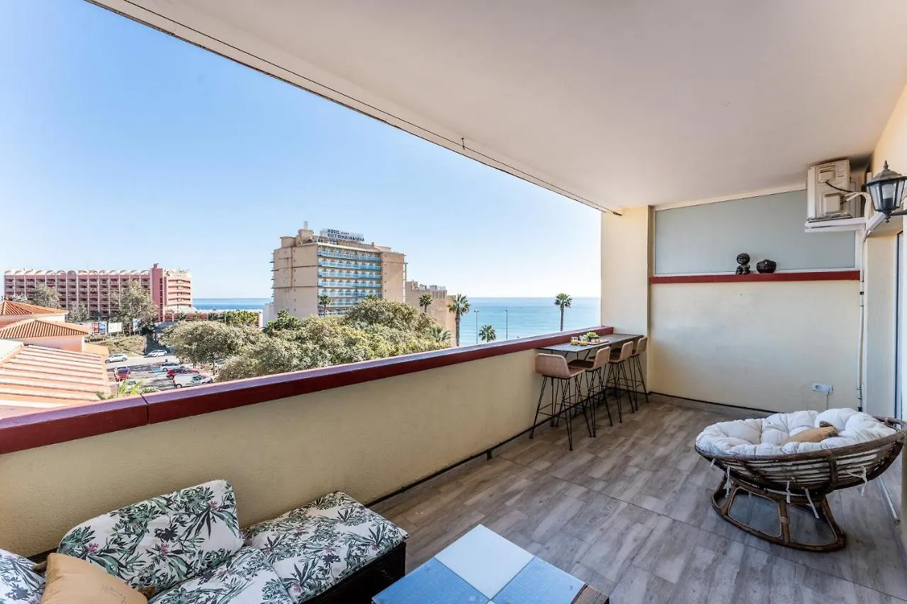 Benalmadena Beachfront Retreat Big Balcony And City Sea Views Apartment