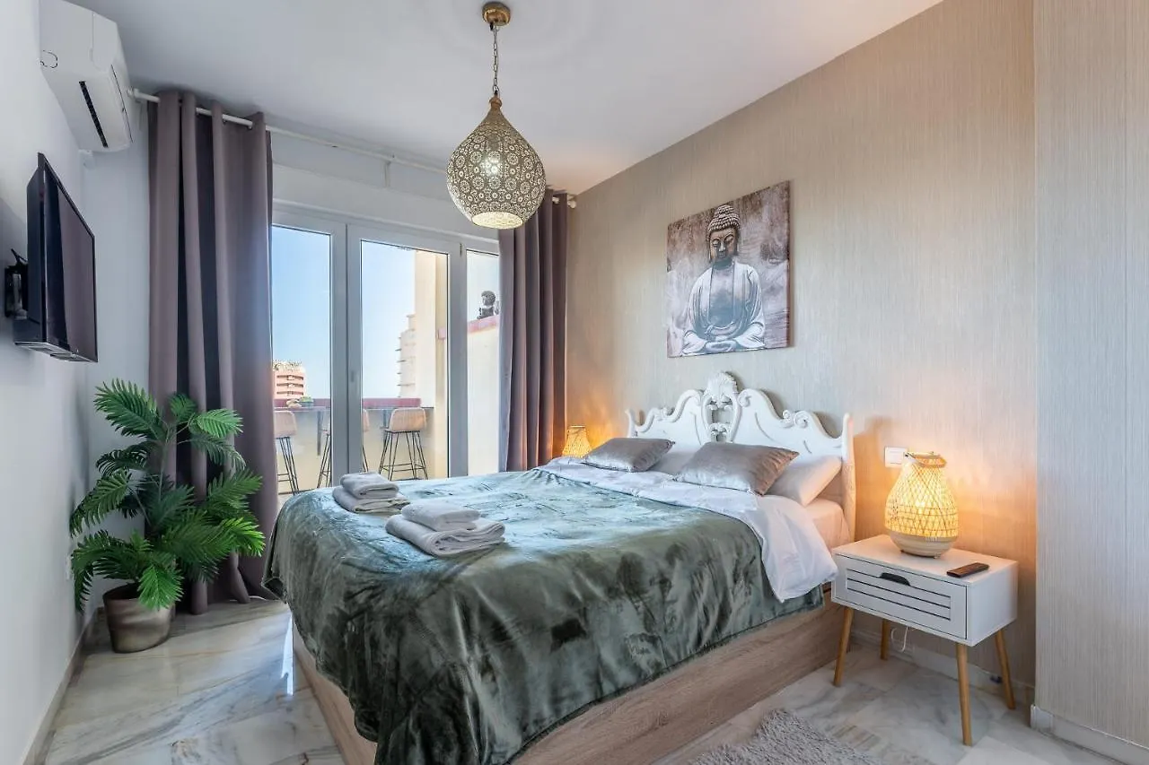 Benalmadena Beachfront Retreat Big Balcony And City Sea Views Apartment Spain